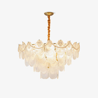 Lustra Lustre Perle Verre Coquille