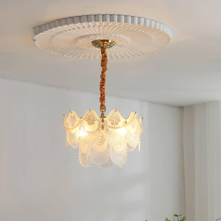 Lustra Lustre Perle Verre Coquille