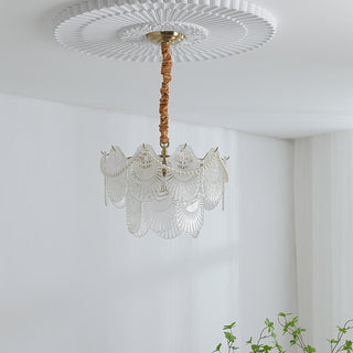 Lustra Lustre Perle Verre Coquille