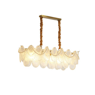 Lustra Lustre Perle Verre Coquille