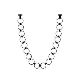 Icarara Lustre Verre Collier De Perles Moderne
