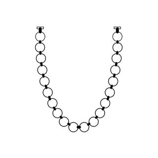 Icarara Lustre Verre Collier De Perles Moderne