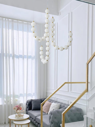Pearl Lustre Moderne Blanc-Luire