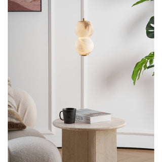 Elore Suspension Perles Albâtre Minimaliste-Luire