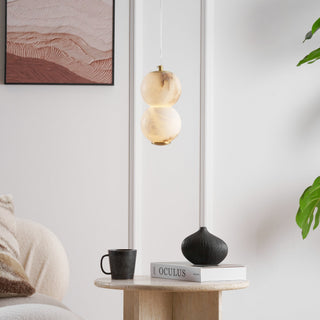 Elore Suspension Perles Albâtre Minimaliste-Luire
