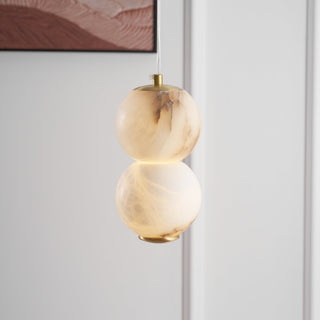 Elore Suspension Perles Albâtre Minimaliste-Luire
