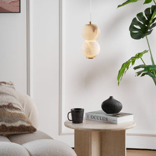 Elore Suspension Perles Albâtre Minimaliste-Luire