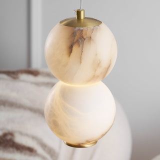 Elore Suspension Perles Albâtre Minimaliste-Luire