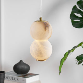 Elore Suspension Perles Albâtre Minimaliste-Luire