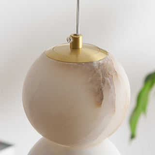 Elore Suspension Perles Albâtre Minimaliste-Luire