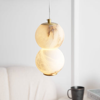 Elore Suspension Perles Albâtre Minimaliste-Luire