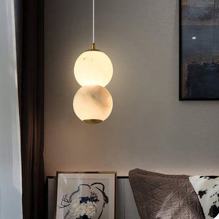 Elore Suspension Perles Albâtre Minimaliste-Luire