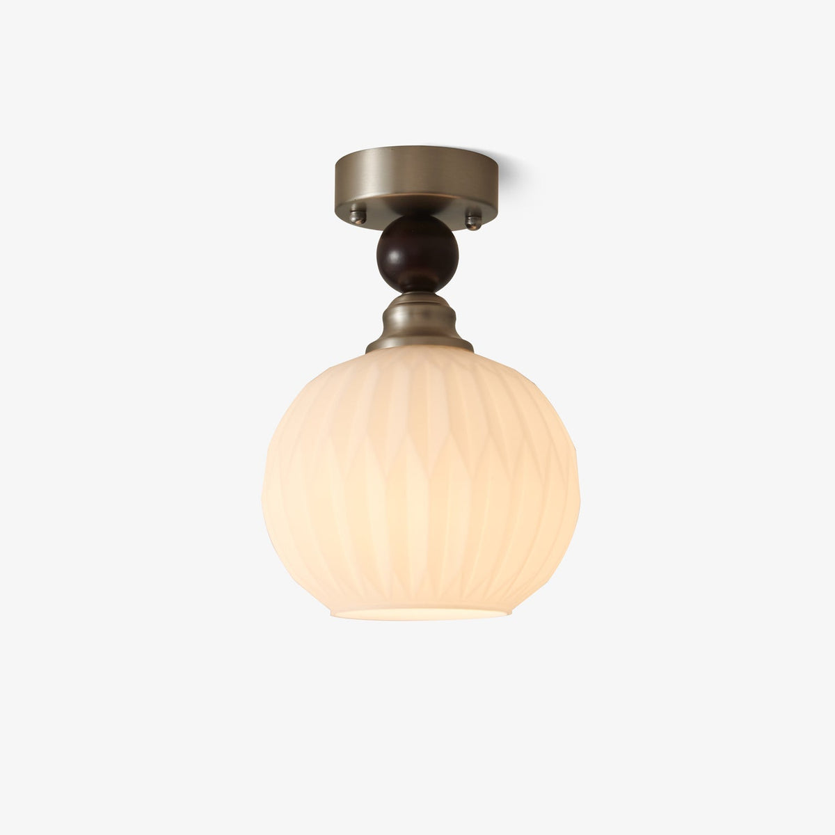 Lorivia Plafonnier en Verre Perle Sphère Minimaliste Moderne
