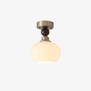 Ivcarila Plafonnier en Verre Perle Sphère Minimaliste Moderne
