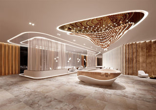 Pearl Wave Customize Chandelier-Neutral Decor