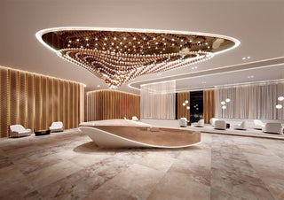 Pearl Wave Customize Chandelier-Neutral Decor
