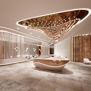 Pearl Wave Customize Chandelier-Neutral Decor