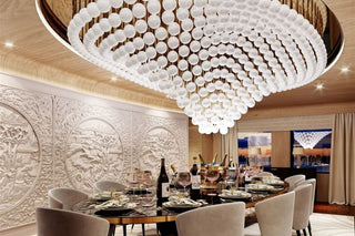 Pearl Wave Customize Chandelier-Neutral Decor