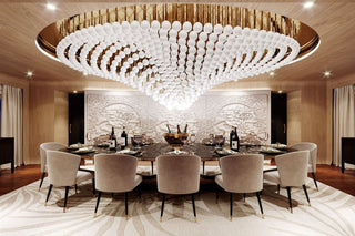 Pearl Wave Customize Chandelier-Neutral Decor