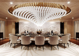 Pearl Wave Customize Chandelier-Neutral Decor