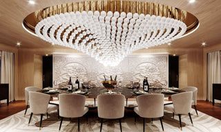 Pearl Wave Customize Chandelier-Neutral Decor