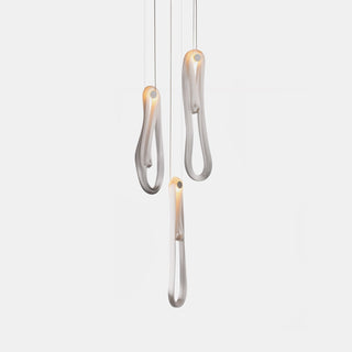 Pearlescent Filament Chandelier-Neutral Decor