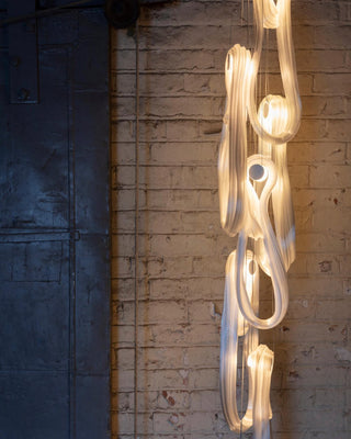 Pearlescent Filament Chandelier-Neutral Decor
