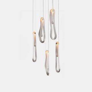 Pearlescent Filament Chandelier-Neutral Decor
