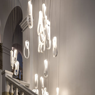 Pearlescent Filament Chandelier-Neutral Decor