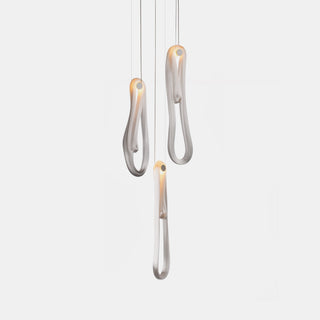 Pearlescent Filament Chandelier-Neutral Decor