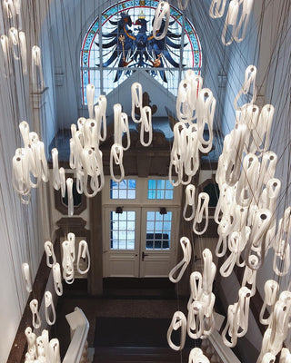 Pearlescent Filament Chandelier-Neutral Decor
