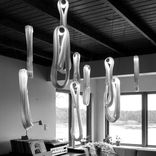 Pearlescent Filament Chandelier-Neutral Decor