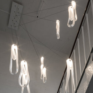 Pearlescent Filament Chandelier-Neutral Decor