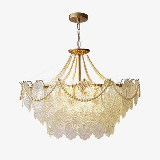Lustra Lustre en Perles et Verre Luxe