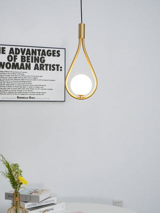 Droplet Suspension en Laiton Moderne