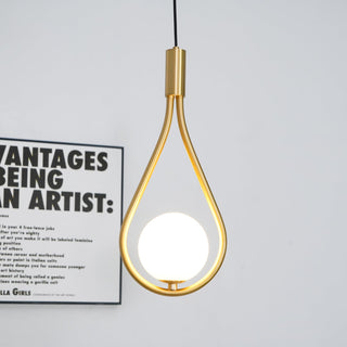 Droplet Suspension en Laiton Moderne