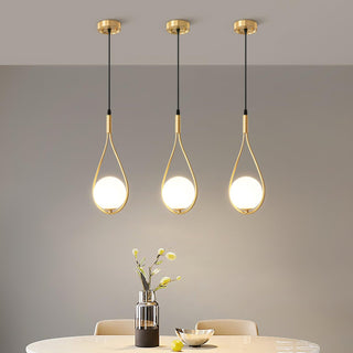 Droplet Suspension en Laiton Moderne