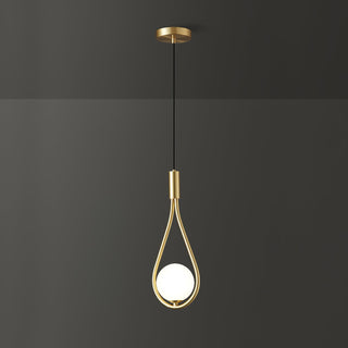 Droplet Suspension en Laiton Moderne