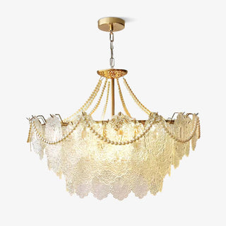 Lustra Lustre en Perles et Verre Luxe