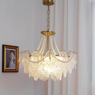 Lustra Lustre en Perles et Verre Luxe