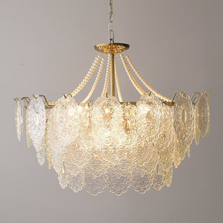 Lustra Lustre en Perles et Verre Luxe