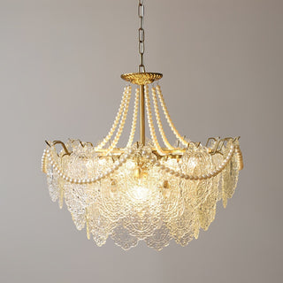 Lustra Lustre en Perles et Verre Luxe