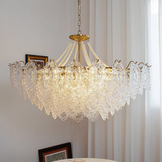 Lustra Lustre en Perles et Verre Luxe