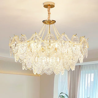 Lustra Lustre en Perles et Verre Luxe
