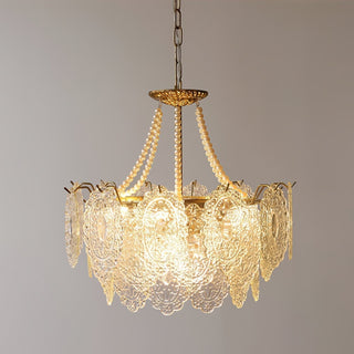 Lustra Lustre en Perles et Verre Luxe