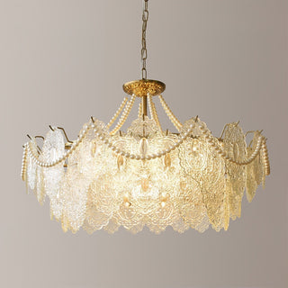 Lustra Lustre en Perles et Verre Luxe