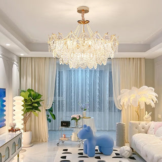 Lustra Lustre en Perles et Verre Luxe