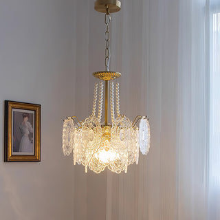 Lustra Lustre en Perles et Verre Luxe