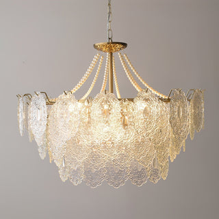 Lustra Lustre en Perles et Verre Luxe