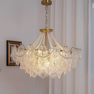 Lustra Lustre en Perles et Verre Luxe
